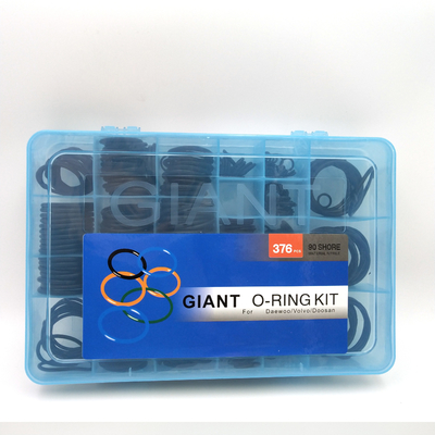 de Hydraulische Rubberverbinding O Ring Kit Box For Daewoo/Doosan van 376pcs NBR90