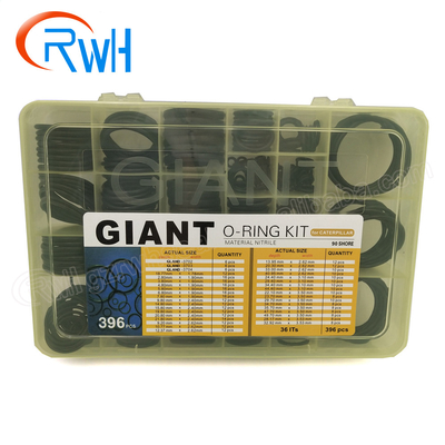 NBR 90 O Ring Box, de Kleur van Graafwerktuigcat oring seal kits black