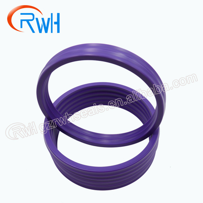 De standaard Materiële IDI Purpere Kleur van Grootte Hydraulische Rod Seal Pu