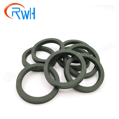 Pu van Rod Seals Hydraulic Green Color van de olie Bestand Zuiger Materiaal