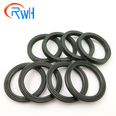 Pu van Rod Seals Hydraulic Green Color van de olie Bestand Zuiger Materiaal