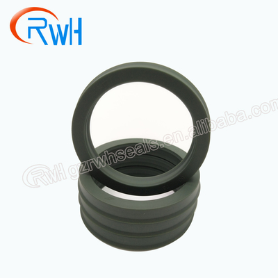 Pu van Rod Seals Hydraulic Green Color van de olie Bestand Zuiger Materiaal