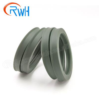Pu van Rod Seals Hydraulic Green Color van de olie Bestand Zuiger Materiaal