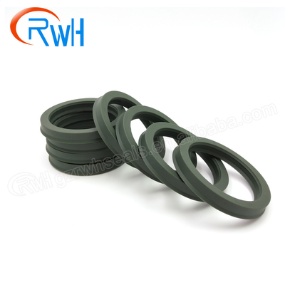 Pu van Rod Seals Hydraulic Green Color van de olie Bestand Zuiger Materiaal