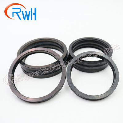 Het Type van polyurethaanu de Hydraulische Zwarte van Rod Seal IUH voor Mechanisch