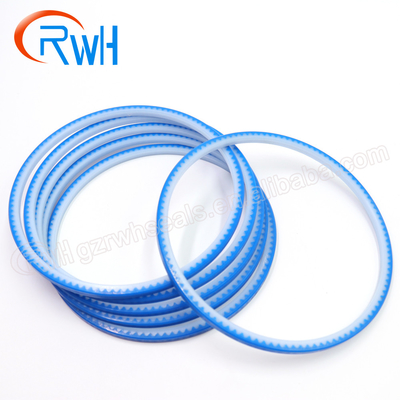 Pu-het Kruippakjegraafwerktuig van Zuiger Hydraulisch Rod Seal Blue White For