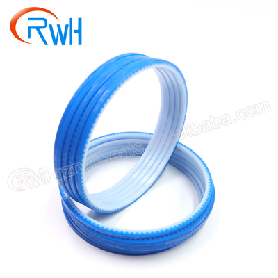 Pu-het Kruippakjegraafwerktuig van Zuiger Hydraulisch Rod Seal Blue White For