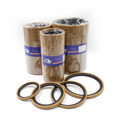 Van de de Zuigerverbinding NBR van het bouwmateriaal de Hydraulische Materiële Gouden Kleur