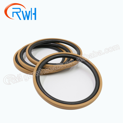 Van de de Zuigerverbinding NBR van het bouwmateriaal de Hydraulische Materiële Gouden Kleur
