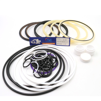 HB20G Materiaal van de de Verbindingsuitrusting PTFE van de rots het Hydraulische Breker met Witte Slang