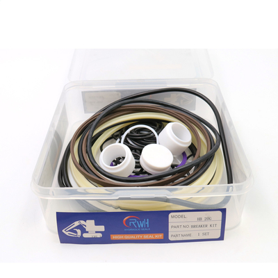 HB20G Materiaal van de de Verbindingsuitrusting PTFE van de rots het Hydraulische Breker met Witte Slang