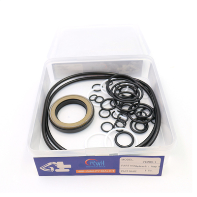 KOMATSU pc200-7 het Hoofdmateriaal van Kit Replacement NBR PTFE van de Pompverbinding