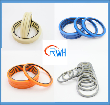Van de de Bufferring PTFE van GSJ HBY Hydraulische Rubber Bruine 3 Maanden de Garantie