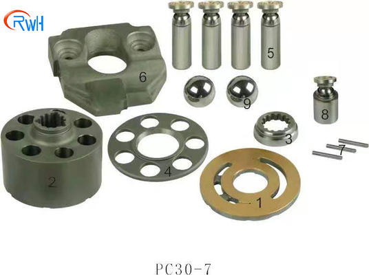 Van de de Hydraulische Pompmotor van RWH Delen pc30-7 de Pompdelen ISO9001 van KOMATSU